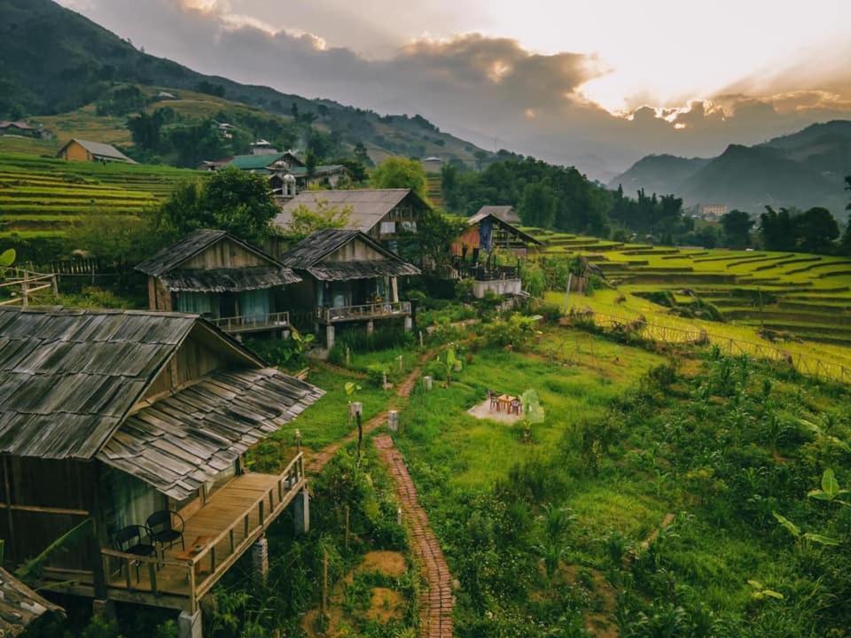 ホテル Comlam Eco House サパ エクステリア 写真