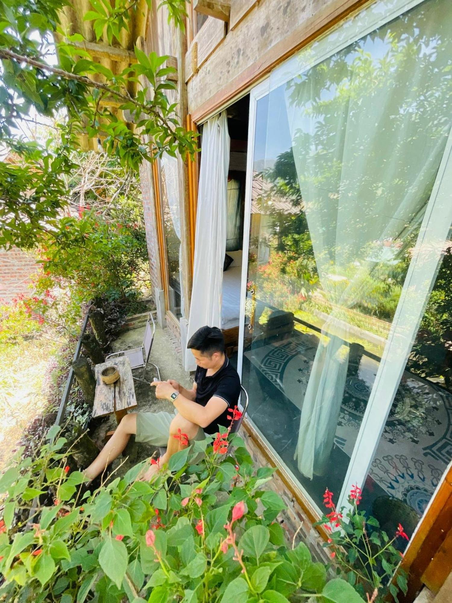 ホテル Comlam Eco House サパ エクステリア 写真