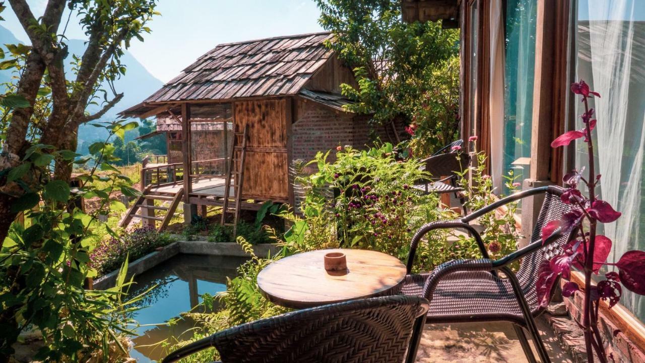 ホテル Comlam Eco House サパ エクステリア 写真